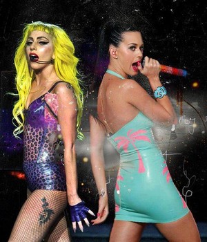  Katy and Gaga