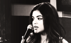  Lucy Hale performs live in the Courtesy Buick GMC ng'ombe Lounge