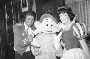  Michael With Snow White And One Of The Dwarfs