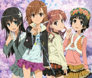  Misaka, Kuroko, Uiharu and Saten