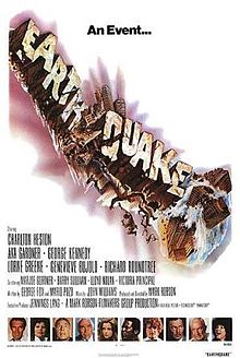  Movie Poster For The 1974 Film, "Earthquake"