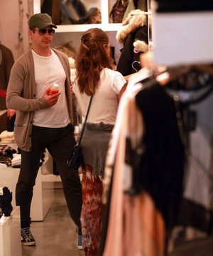 Robert Downey Jr. and wife Susan shopping at a OTTE in New York 8/31/2013