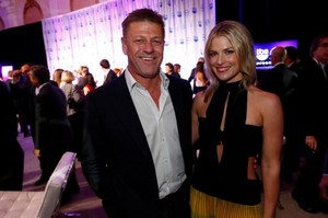  Sean 콩 and Ali Larter at TNT Upfronts!