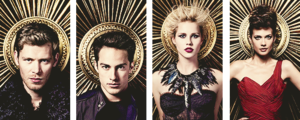  The Vampire Diaries cast season 4 promotional foto's