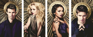  The Vampire Diaries cast season 4 promotional चित्रो