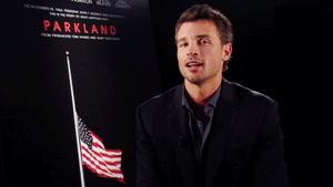  Tom Welling interview about his movie Parkland