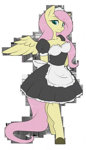  fluttershy maid