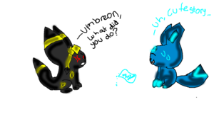  glaceon and umbreon