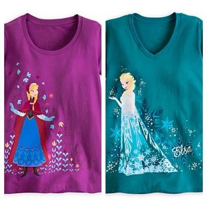  Anna and Elsa 디즈니 Store T-shirt