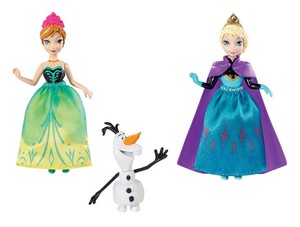  Anna and Elsa mini गुड़िया