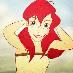  Ariel and her flawless hair