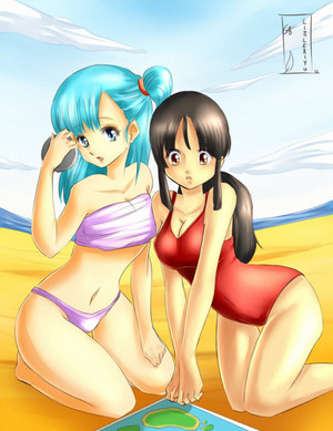  Bulma & Chichi at the strand