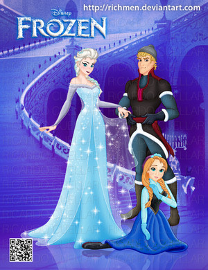  Elsa, Anna and Kristoff