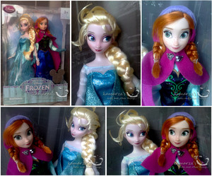  Elsa and Anna পুতুল
