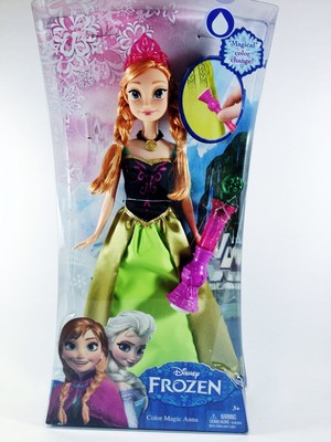  Frozen Color Changing Coronation Anna Doll kwa Mattel
