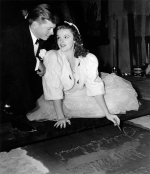 Judy Garland and Mickey Rooney