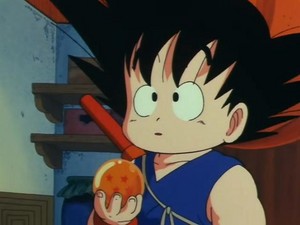  Kid Goku with the 4 ngôi sao Dragon Ball