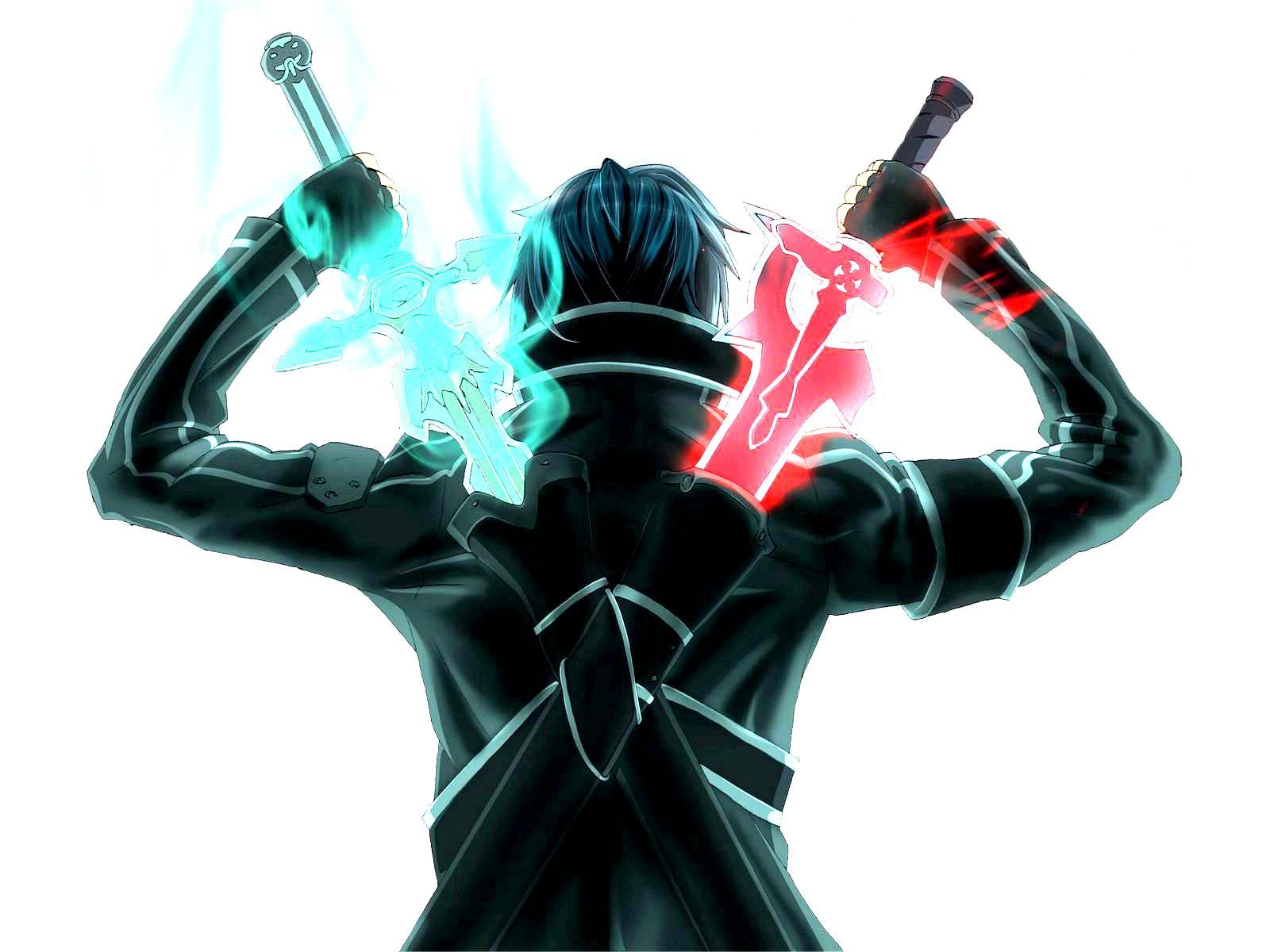 Kirito'S Swords - Anime Universe Photo (35558128) - Fanpop