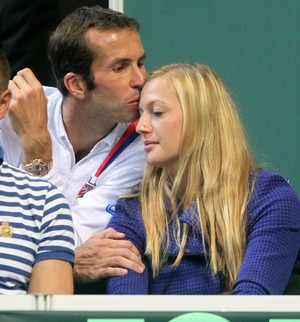  Kvitova and Stepanek kisses in the stands..