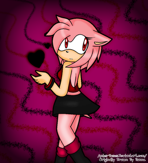  Newborn Amy Rose: "Red contacts protect me"