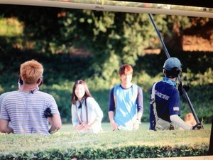 Park Shin Hye And Lee min Ho filming for Heirs at LA!