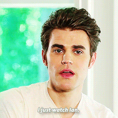  Paul Wesley Interview about Ian's Baby Blue Eyes.