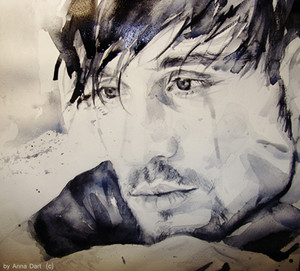  Portrait of Dima Bilan door Anna Dart