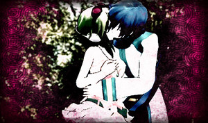  mmd gumi and kaito キッス