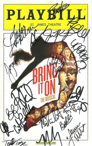  playbill signed