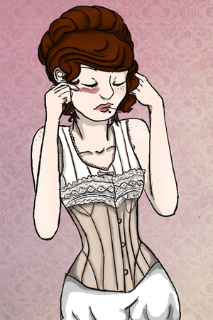  "Aaaah, screw those corsets...."
