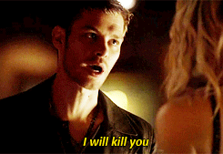  “Caroline, you're beautiful. But if آپ don't stop talking, I'll kill you."