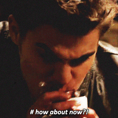  "The moment you fell in love with Klaus & Stefan."
