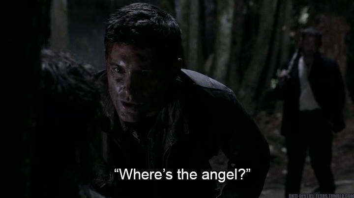 "Where's the angel."