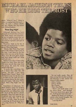  A Magazine 기사 Pertaining To Michael