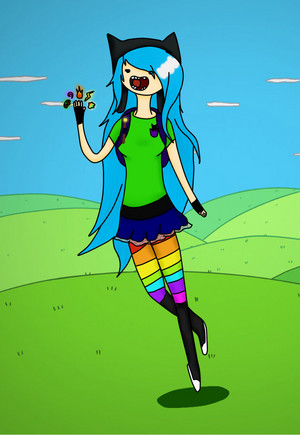  Adventure time style riley ^^