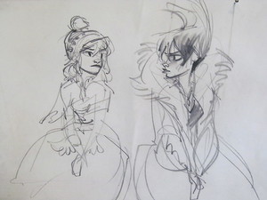  Anna and Elsa Concept Art