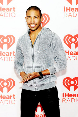 Claire Holt and Charles Michael Davis at the iHeartRadio Music Festival 21/09/2013