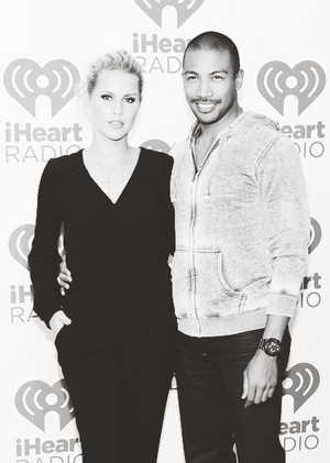 Claire Holt and Charles Michael Davis attend the iHeartRadio Music Festival 21/09/2013