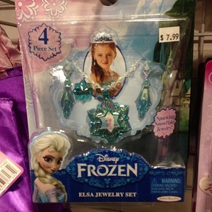  Frozen - Uma Aventura Congelante Elsa jewelry set