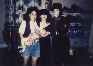  Michael And Lisa Marie With A Фан