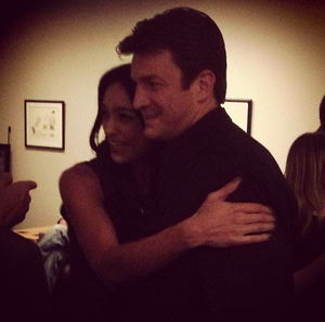  Nathan and some fan at Paleyfest,2013