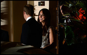Prince William and Kate Middleton at the Royal Society