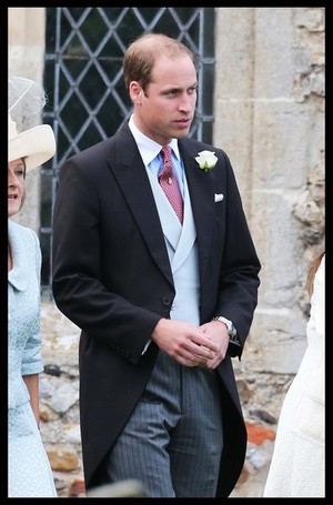  Prince William attends the wedding of James Meade