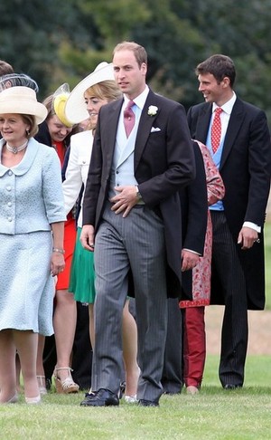  Prince William attends the wedding of James Meade