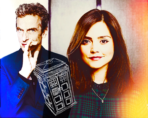  Twelfth Doctor and Clara :D