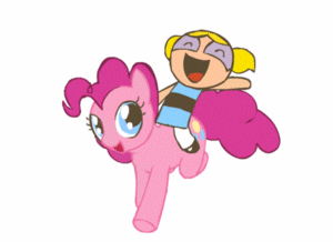 pinkie pie and bubbles