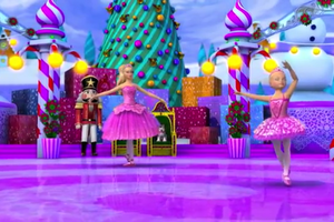  Barbie in the roze Shoes Christmas Snapshots