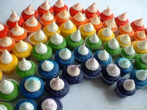  Colourful 컵케익