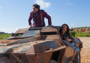  Danny Trejo as Machete & Demian Bichir as Mendez