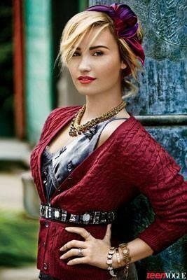  Demi in Teen Vough magazine photoshoot